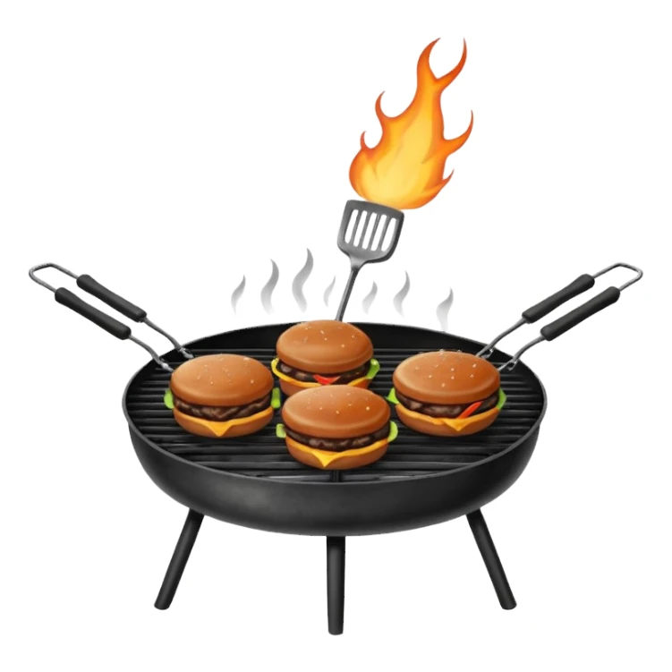 grilling burgers and rib ticklers sticker