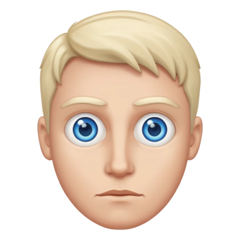 ignoramus with blue eyes sticker