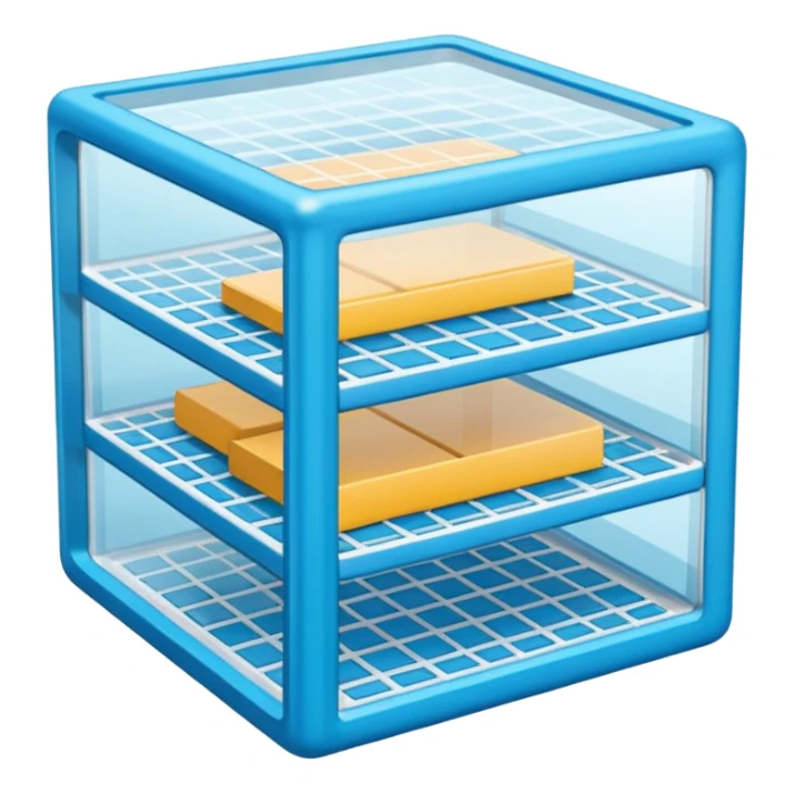 Clear box organizer sticker