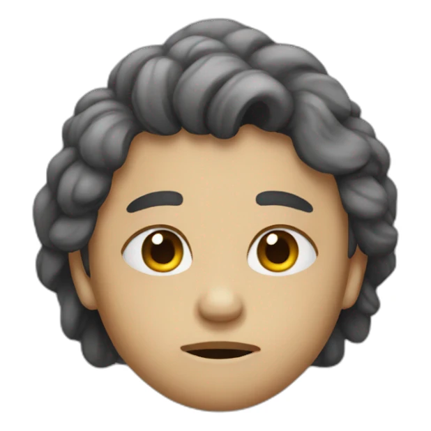 An emotionally cold person sticker