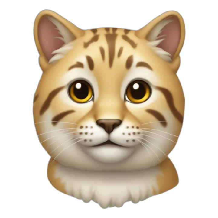 Chat animal couronné sticker