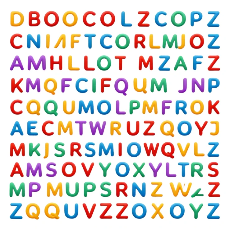 letters from a to z sticker