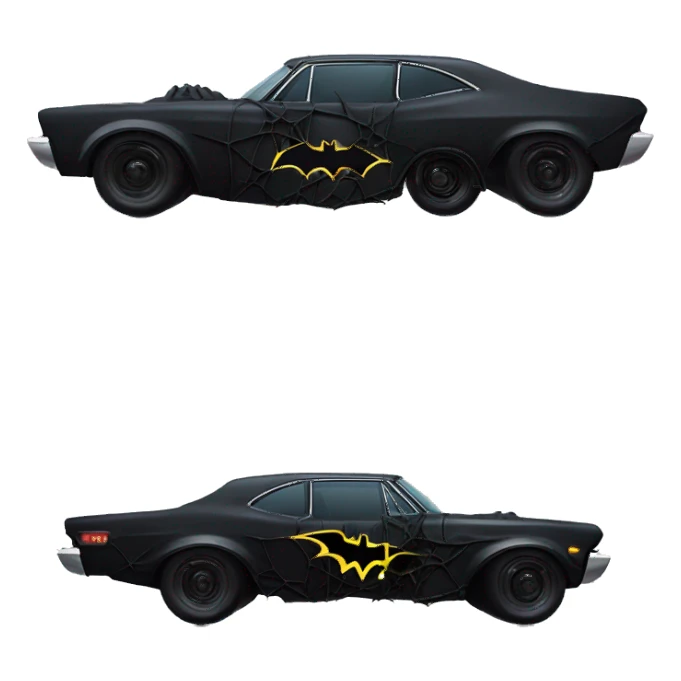 Side view 69 Nova Batman’s edition. Scary and fast. shaped like a spider  sticker