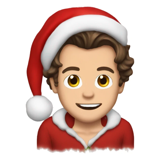 harry styles as santa claus sticker