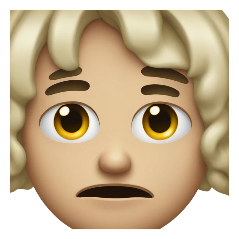 Eye roll and sigh  sticker