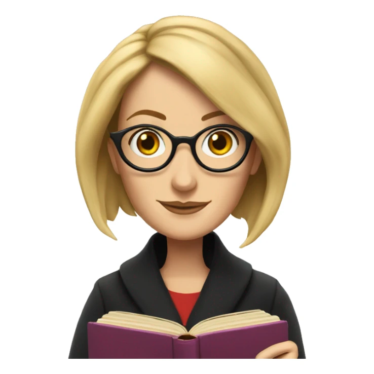 Jk rowling with book sticker