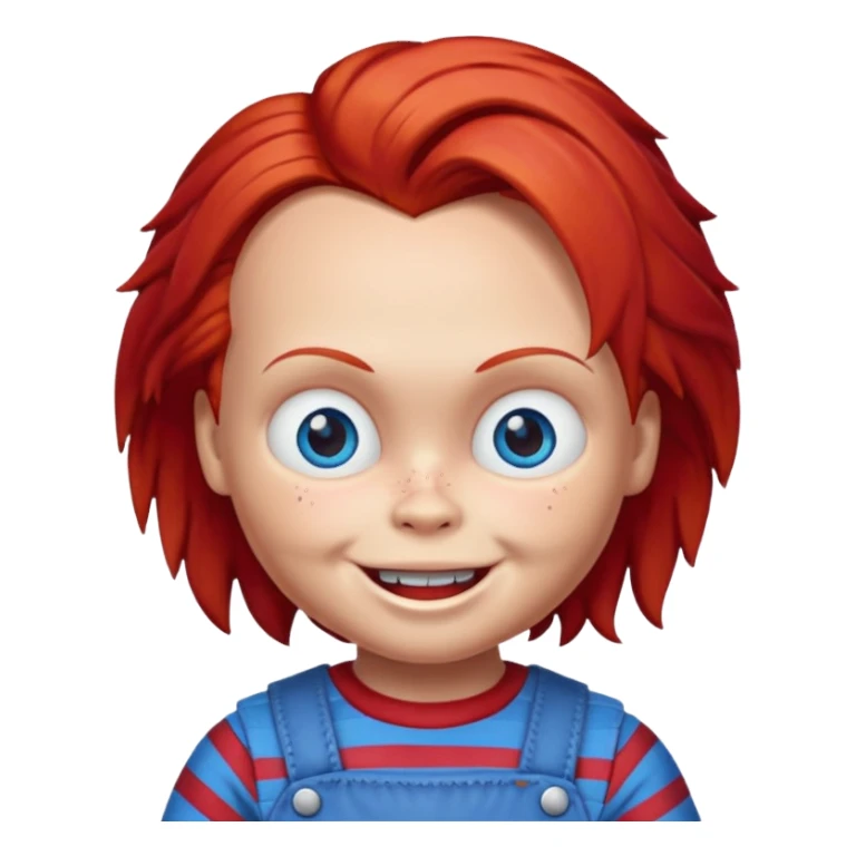 Un emojin de chuky sticker