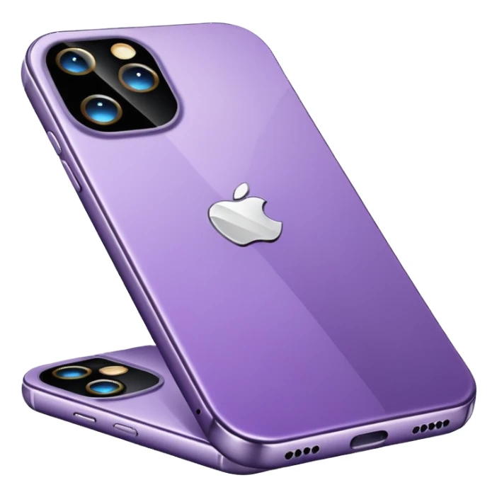 iPhone 13 lilla sticker