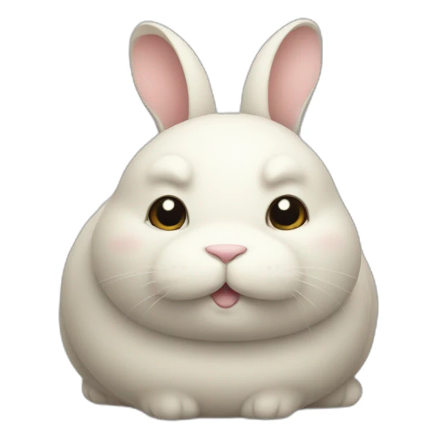 Fat bunny sticker