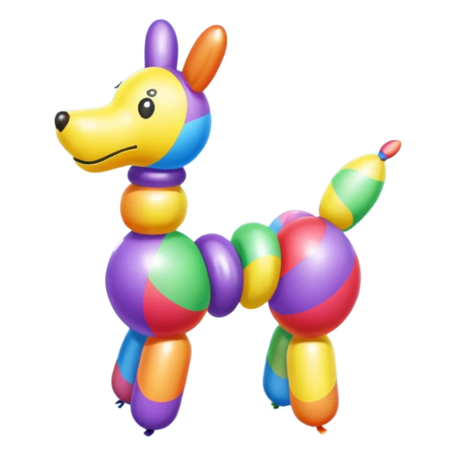 balloon animal sticker