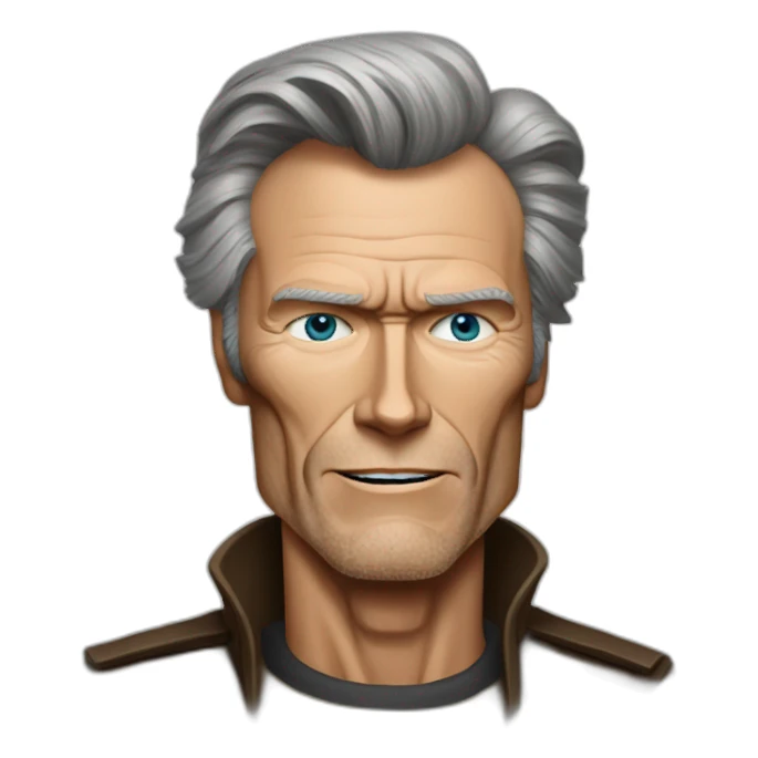 Clint Eastwood young sticker