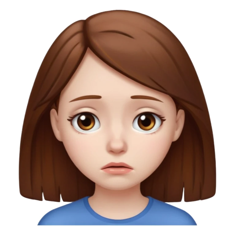 Sad girl sticker