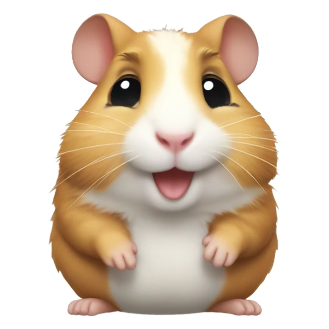 Hamster smirking sticker