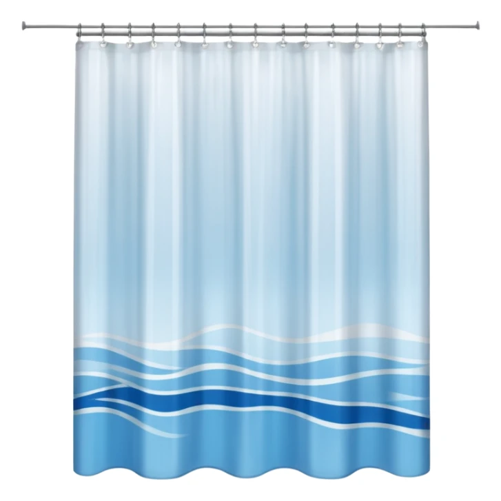 shower curtain sticker