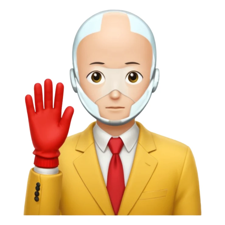Generate saitama like from the anime sticker