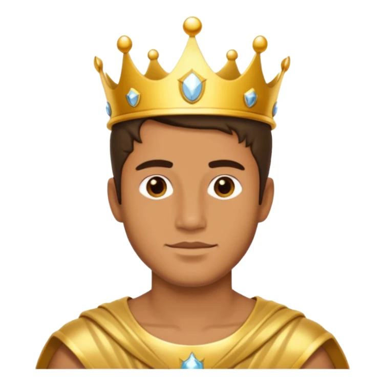 Corona maschile sticker