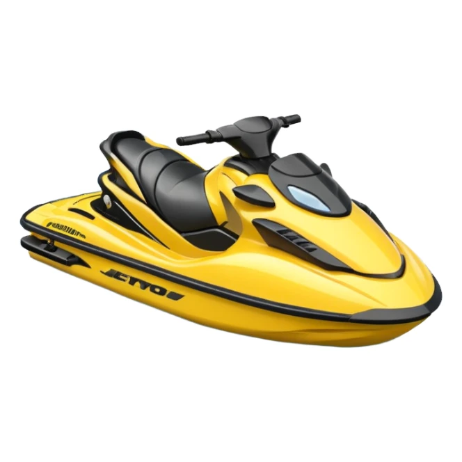 emoji jetski sticker