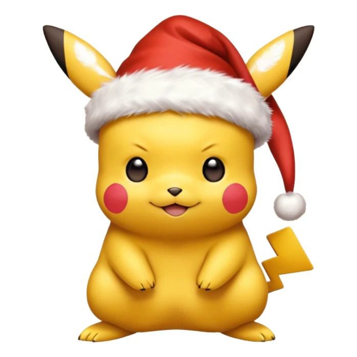 Pikachu de natal sticker