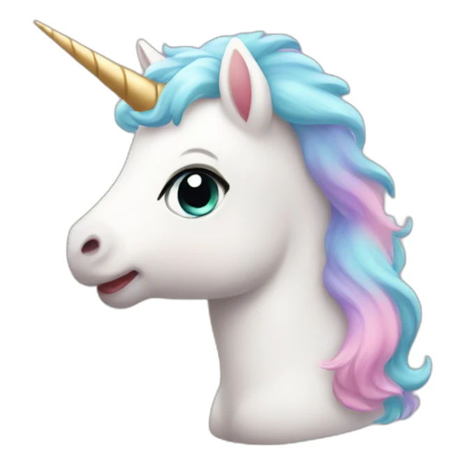 baby unicorn sticker
