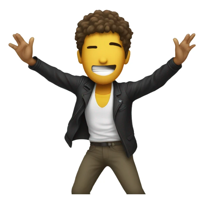 Persona haciendo dab  sticker