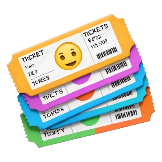tickets sticker