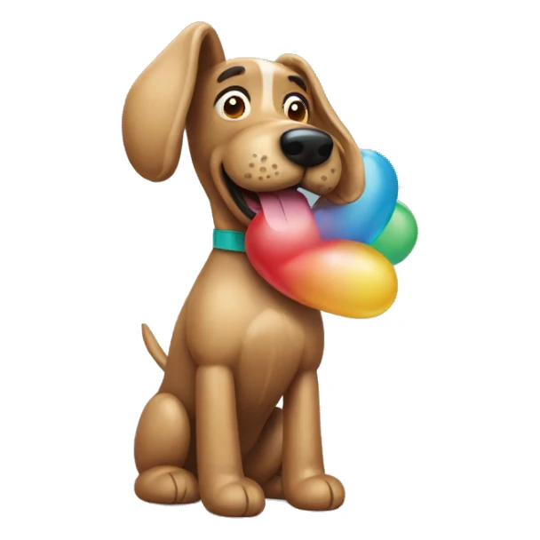 balloon dog sticker