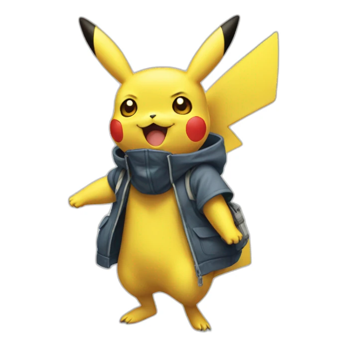 Pikachu amouraux sticker