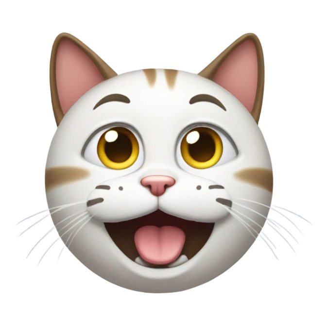 cat rolling its eyes sticker