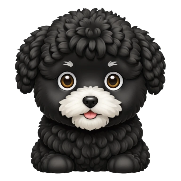 Black Maltipoo  sticker