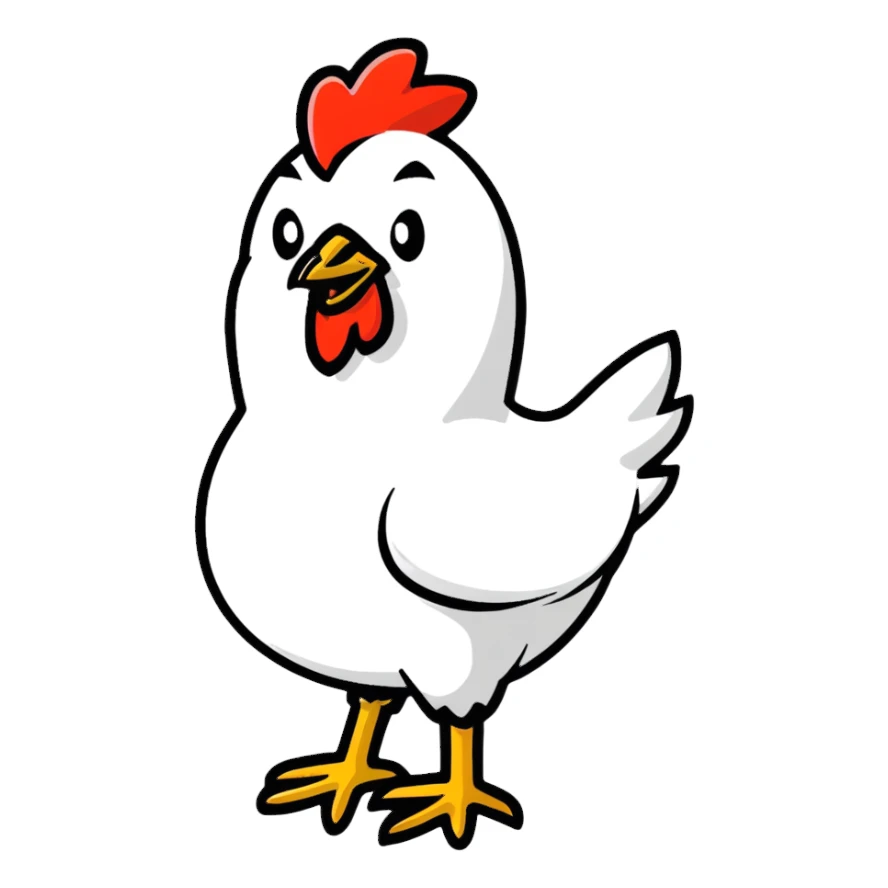 chicken sticker