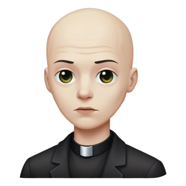 bald head graveyard sticker