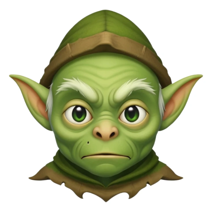 ugly little hermit goblin  sticker