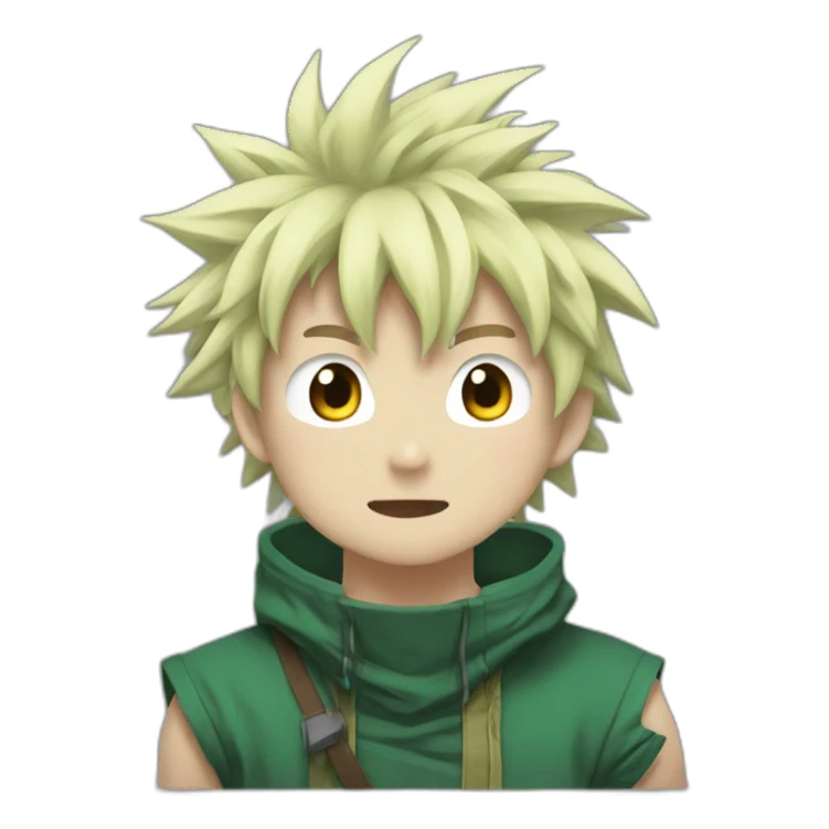 Deku qui embrasse bakugo sticker