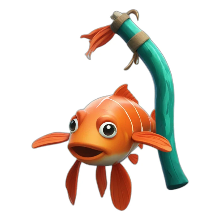 Fishstick fortnite skin sticker