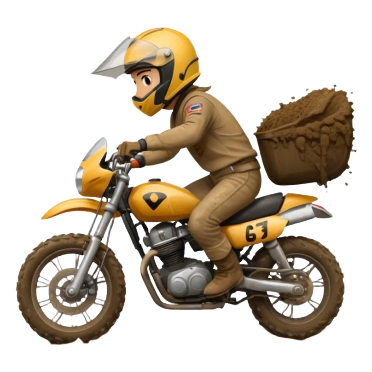 Roulig moto cross sticker