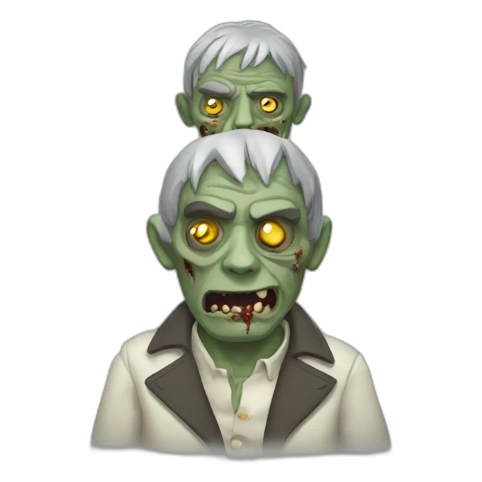 Zombie merlin sticker