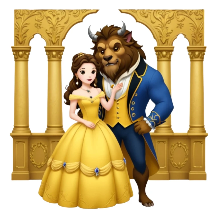 Beauty and the Beast sticker