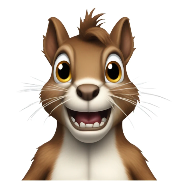 Rabid squirrel  sticker