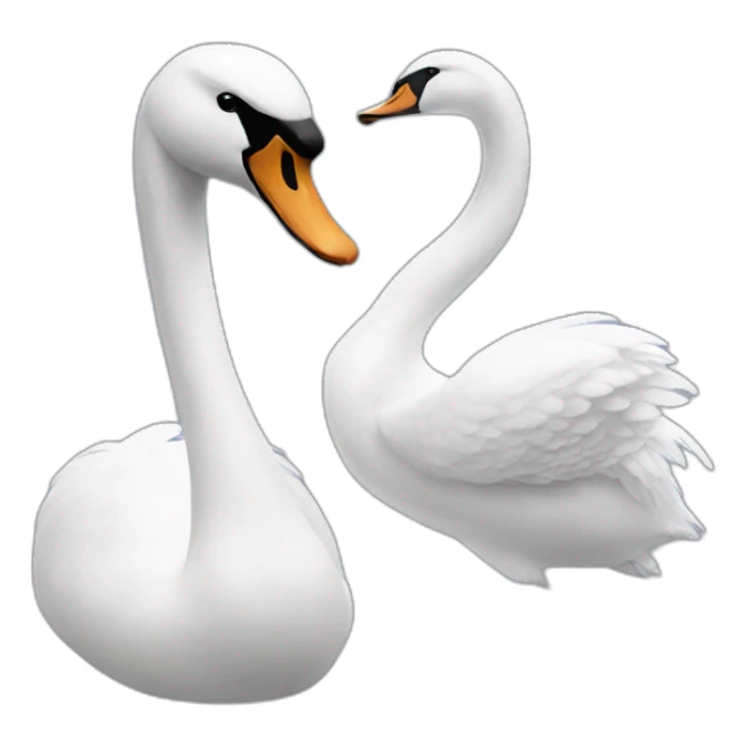 Swan and Neo sticker