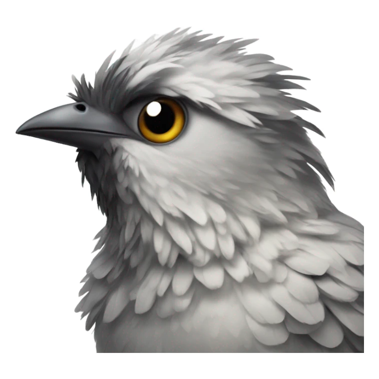 Suspicious bird sticker