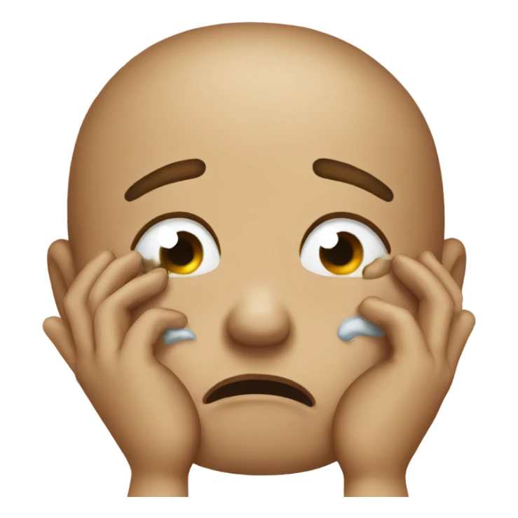 Crying in bed sticker