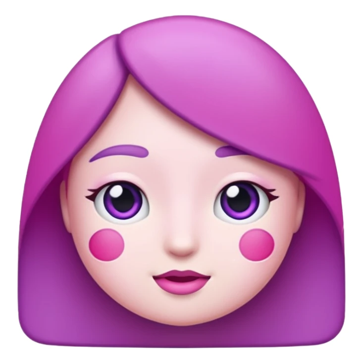 Purple pink and white hearts  background  sticker