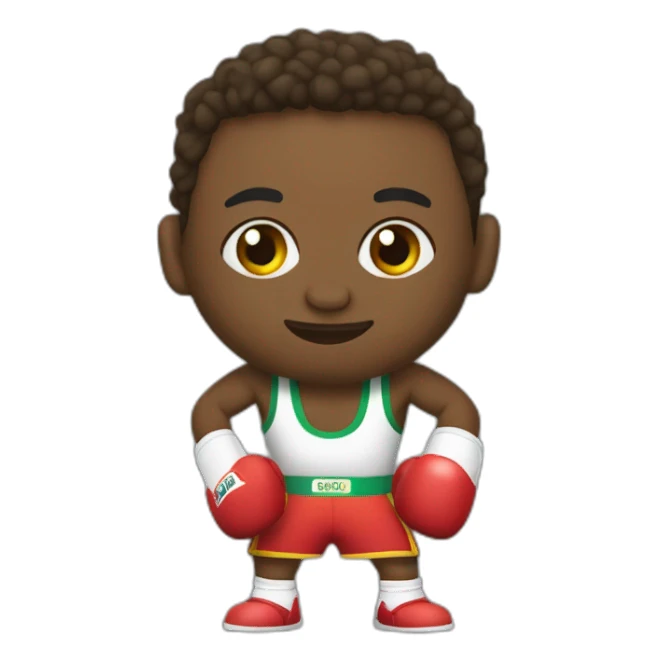 camerounais champion de boxe sticker