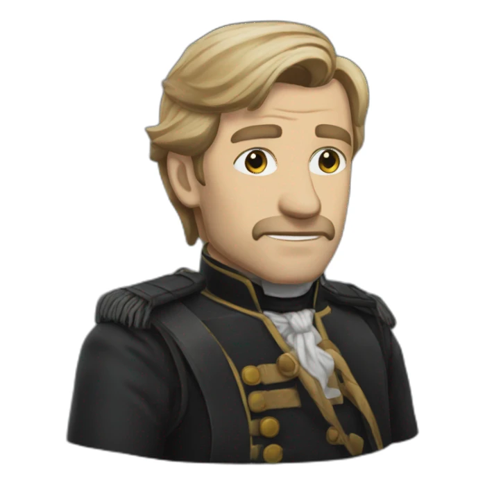 hans landa in inglorious bastard's sticker