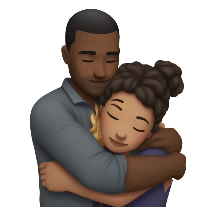 me hugging my girlfriend sticker