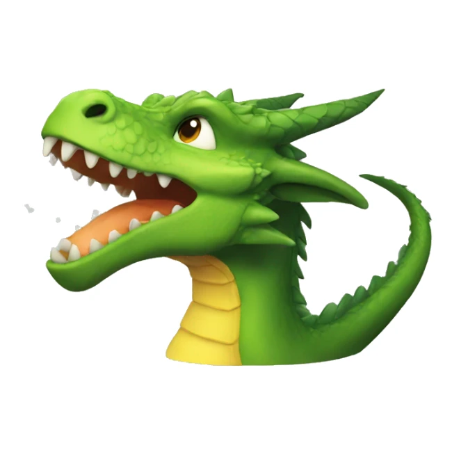 Dragon feu sticker