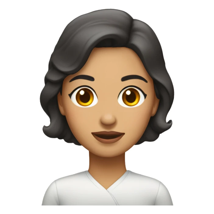 Mujer morena pastelera  sticker