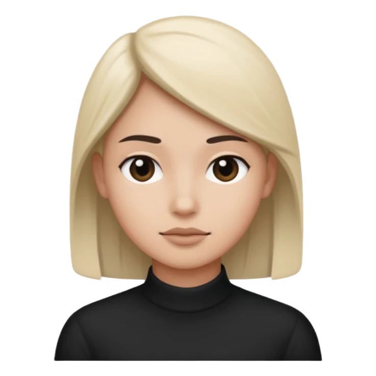 😶 with black and white colour  sticker