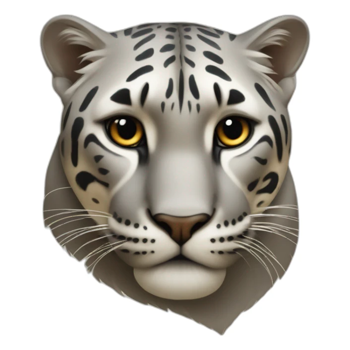 Panthère avec un carré de soie  sticker