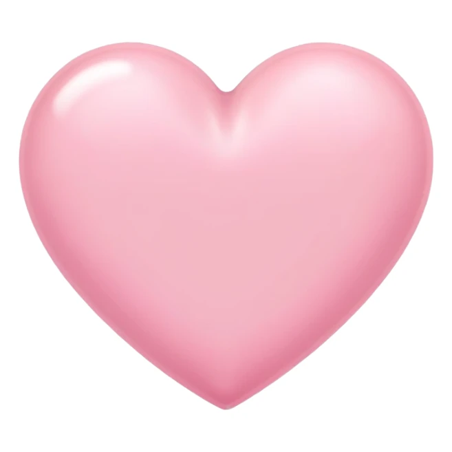 Cœur rose pastel sticker